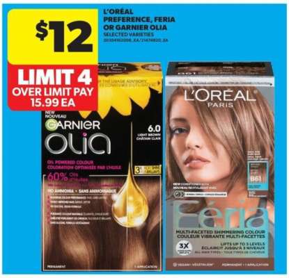 L'Oréal Preference, Feria or Garnier Olia