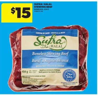 Sufra Halal Stewing Beef