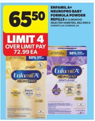 Enfamil A+ NeuroPro Baby Formula Powder Refills