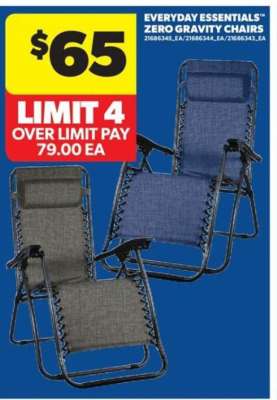 Everyday Essentials Zero Gravity Chairs