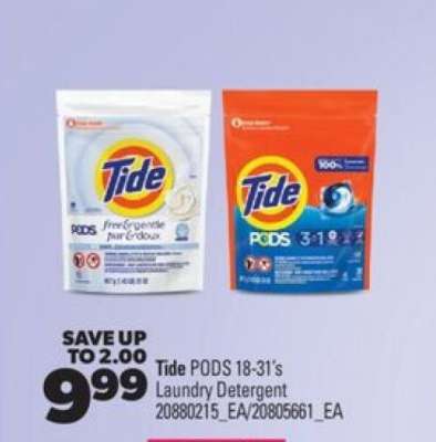 Tide PODS 18-31's Laundry Detergent