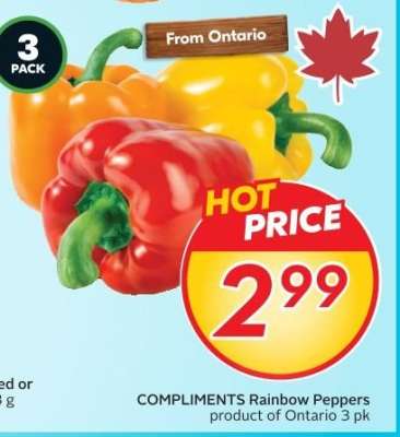 COMPLIMENTS Rainbow Peppers