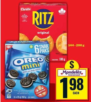 Ritz Original Crackers / Oreo Mini