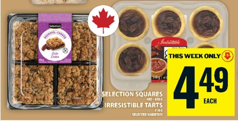 Selection Squares / Irresistible Tarts