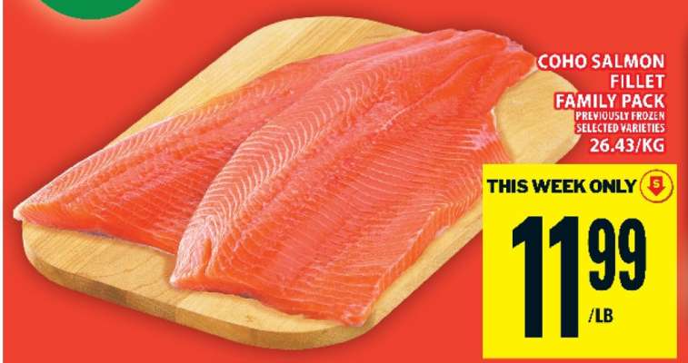 COHO SALMON FILLET FAMILY PACK