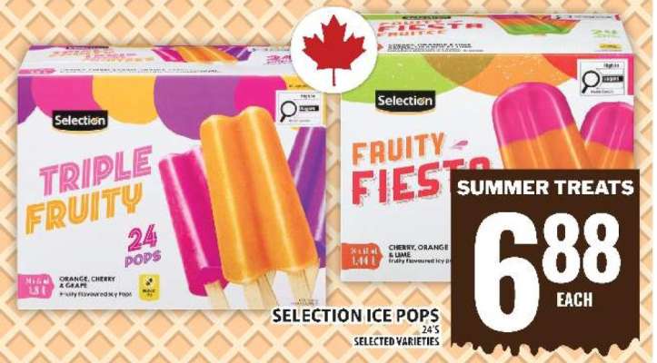 SELECTION ICE POPS
