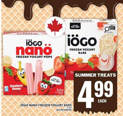 IÖGO Nano Frozen Yogurt Bars