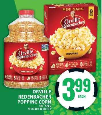 ORVILLE REDENBACHER POPPING CORN