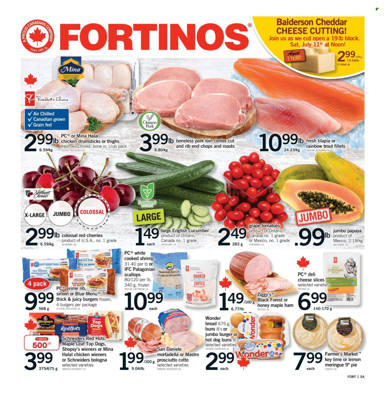 Fortinos flyer - July 09, 2026 - July 15, 2026. Page 1