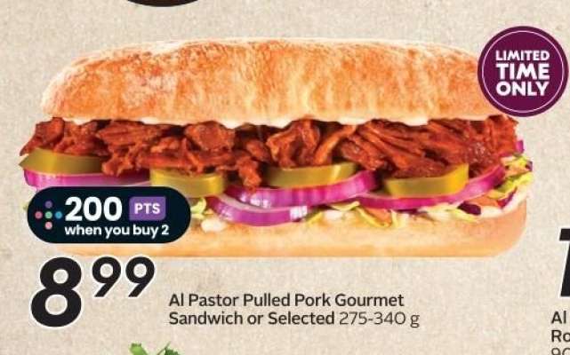 Al Pastor Pulled Pork Gourmet Sandwich