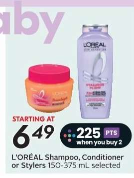 L'ORÉAL Shampoo, Conditioner or Stylers