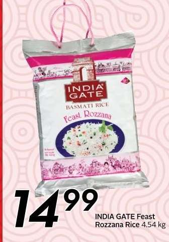 INDIA GATE Feast Rozzana Rice 4.54 kg