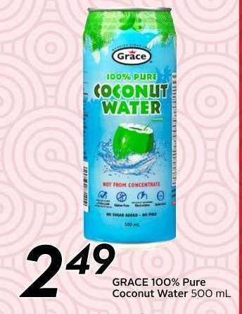 GRACE 100% Pure Coconut Water 500 mL