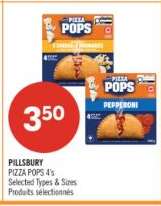 PILLSBURY PIZZA POPS 4's
