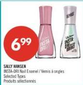 SALLY HANSEN INSTA-DRI NAIL ENAMEL