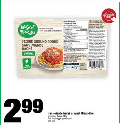 sans viande haché original Mieux-être