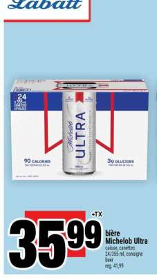 BIÈRE MICHELOB ULTRA