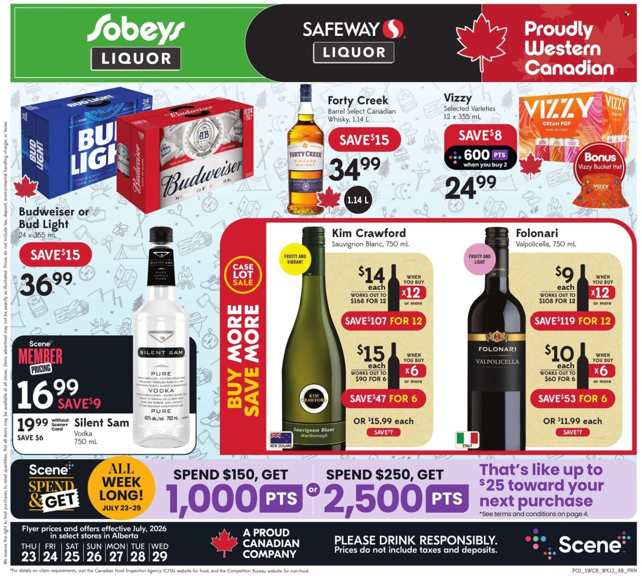Sobeys Liquor flyer - July 23, 2026 - July 29, 2026. Page 1