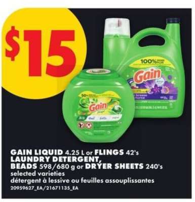 GAIN Liquid or Flings