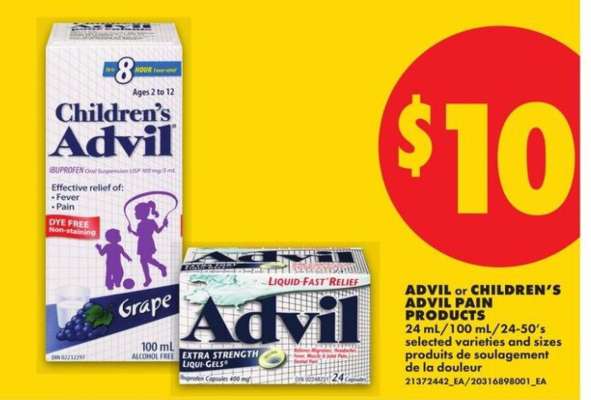 Advil or Children's Advil Pain Products