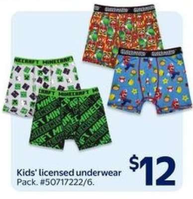 Kids' Licensed Underwear