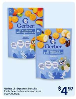 Gerber Lil’ Explorers Biscuits