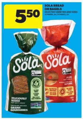 Sola Bread or Bagels