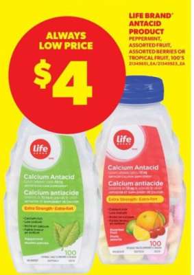 Life Brand Antacid Product