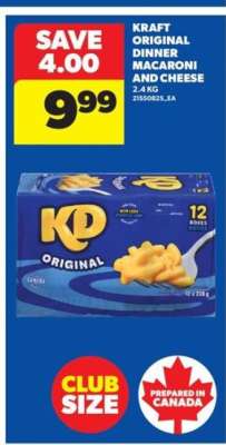 Kraft Original Dinner Macaroni and Cheese
