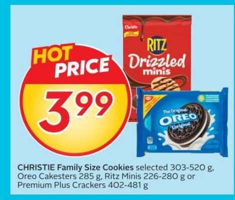 CHRISTIE FAMILY SIZE COOKIES