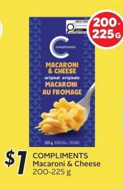 COMPLIMENTS Macaroni & Cheese