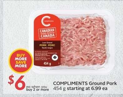 COMPLIMENTS Ground Pork