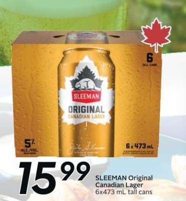 SLEEMAN Original Canadian Lager
