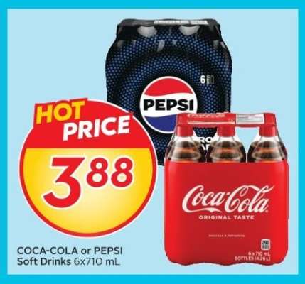 COCA-COLA or PEPSI