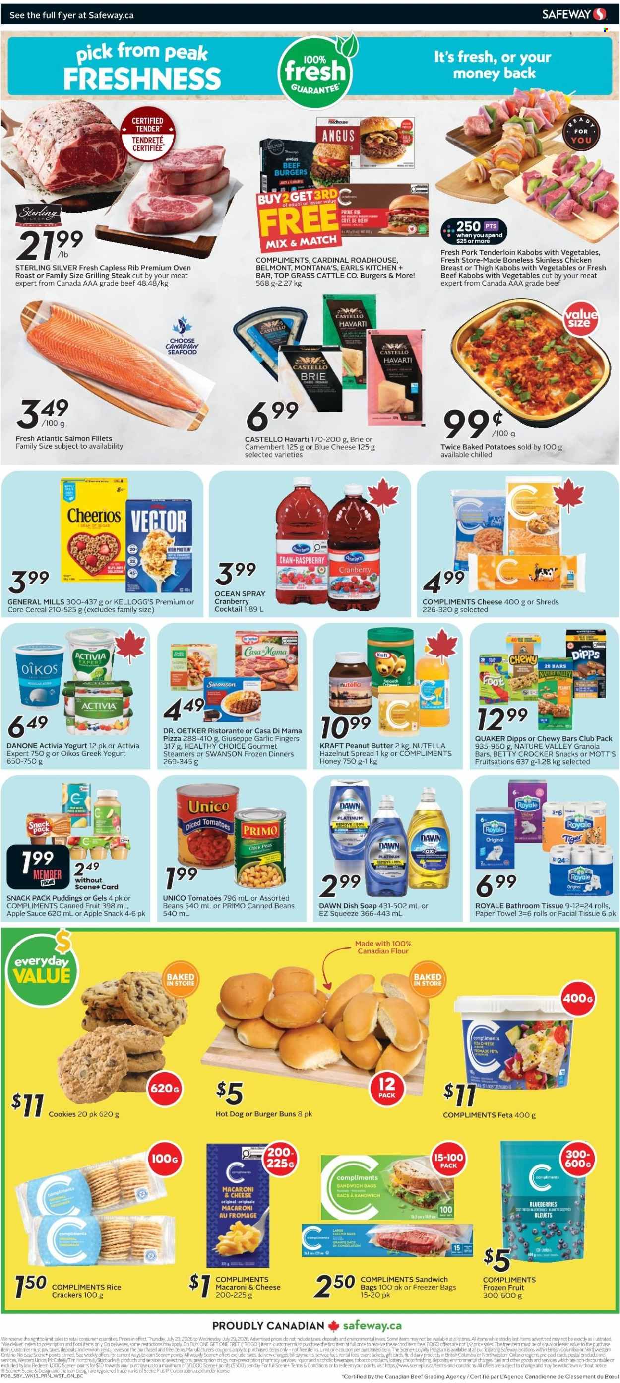 Safeway flyer - July 23, 2026 - July 29, 2026. Page 3
