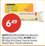 SAPUTO MOZZARELLISSIMA PIZZA Mozzarella