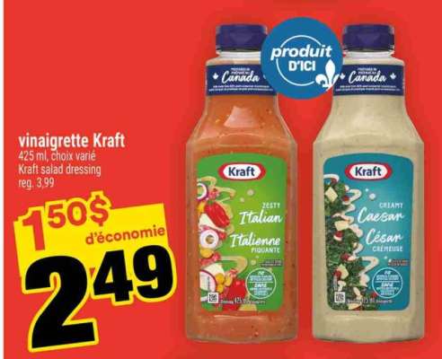 vinaigrette Kraft