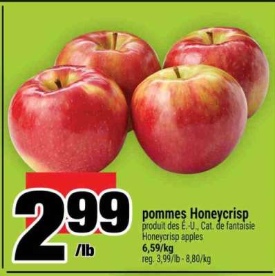 POMMES HONEYCRISP