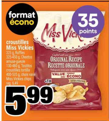 Croustilles Miss Vickies