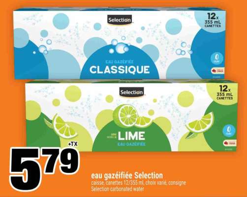 EAU GAZÉIFIÉE SELECTION