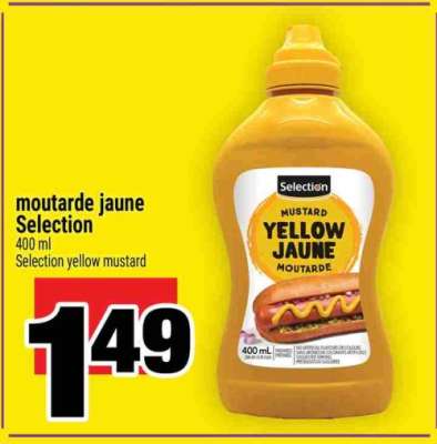 MOUTARDE JAUNE SELECTION