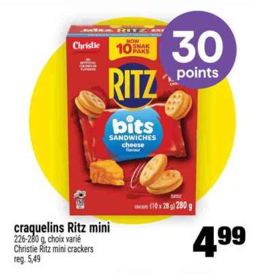 craquelins Ritz mini