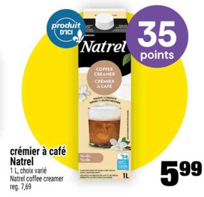 crémier à café Natrel