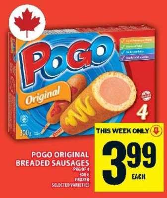 POGO ORIGINAL BREADED SAUSAGES