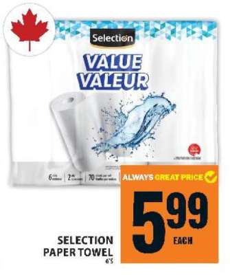 Selection Paper Towel