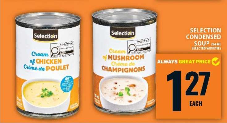 SELECTION CONDENSED SOUP