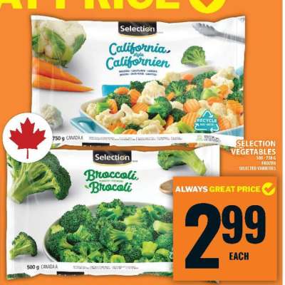 SELECTION VEGETABLES