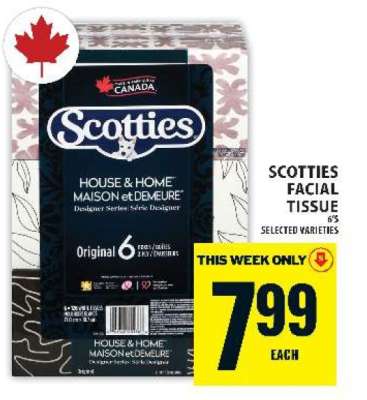 Scotties Facial Tissue