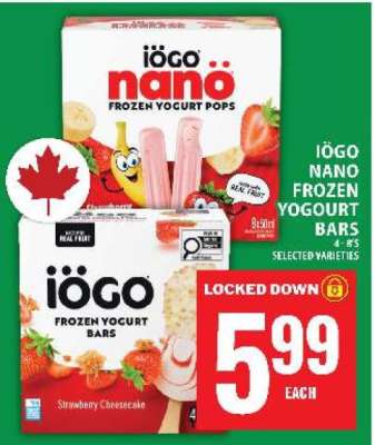 IÖGO Nano Frozen Yogurt Bars