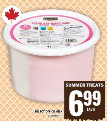 SELECTION ICE MILK